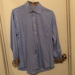 Light Blue Burberry Oxford Shirt  Size: 15 1/2